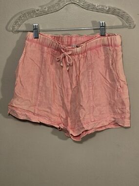 Fate Pink Drawstring Casual Shorts